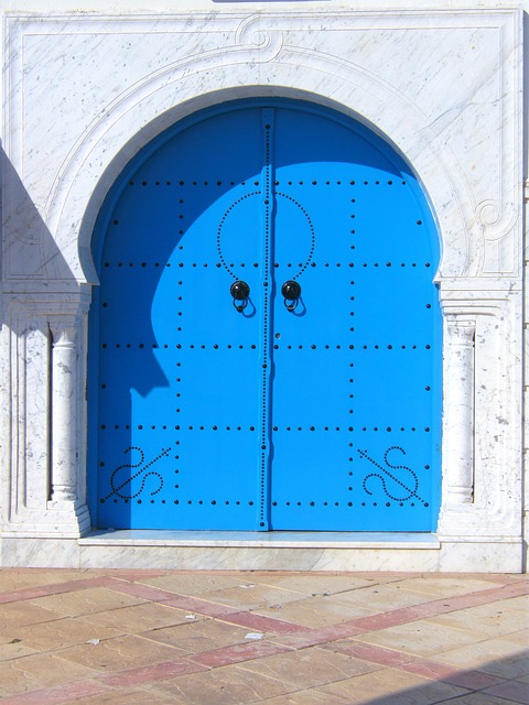 Door Beautiful Blue